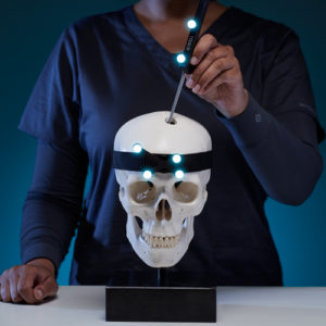 Optically tracked tool with skull