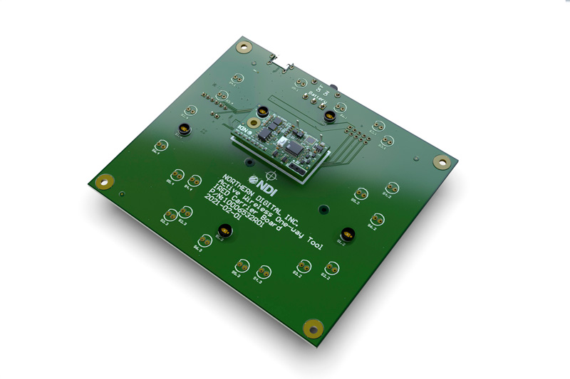 NDI active wireless tool circuit board.